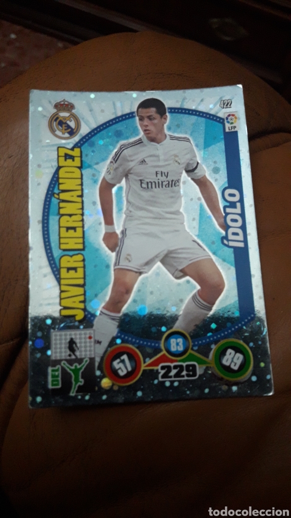 Fu&szlig;ball-Sticker: Panini Adrenalyn 2014 2015 14 15 Javier Hern&aacute;ndez Real Madrid &iacute;dolo
