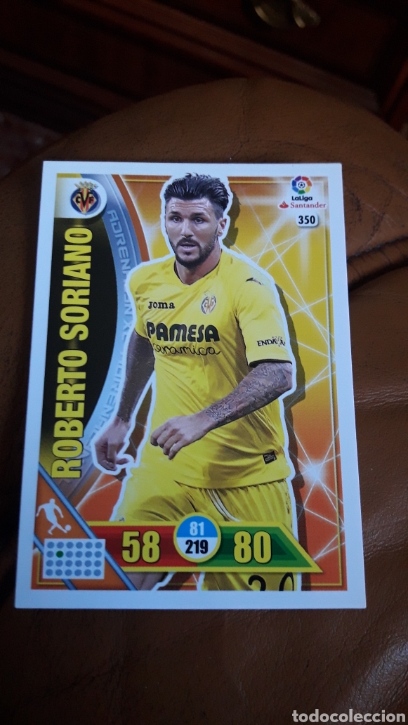 Fu&szlig;ball-Sticker: Panini Adrenalyn 2016 2017 16 17 350 Roberto Soriano Villarreal