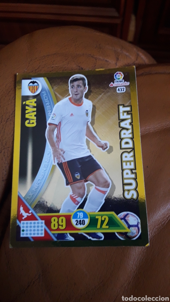 Fu&szlig;ball-Sticker: Panini Adrenalyn 2016 2017 16 17 432 Gaya Valencia super draft