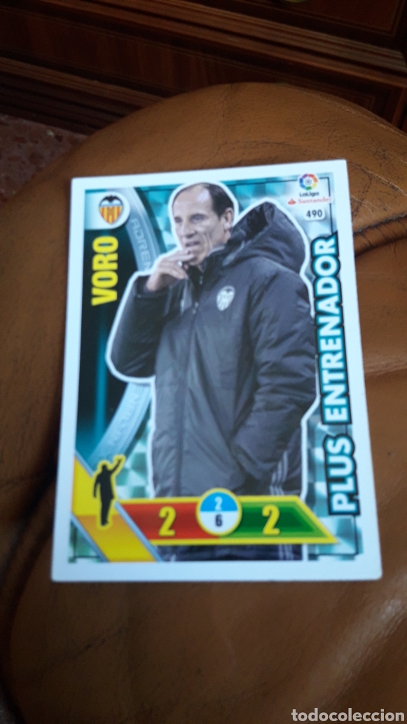 Fu&szlig;ball-Sticker: Panini Adrenalyn 2016 2017 16 17 490 Voro Valencia