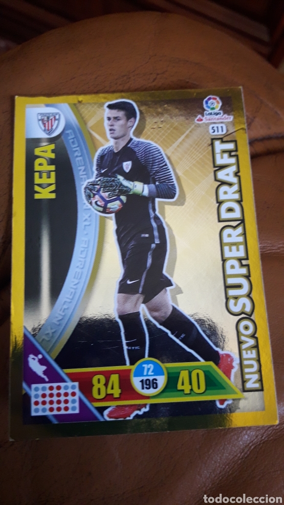Figurine di Calcio: Panini Adrenalyn 2016 2017 16 17 511 Kepa Athletic de Bilbao nuevo s&uacute;per draft