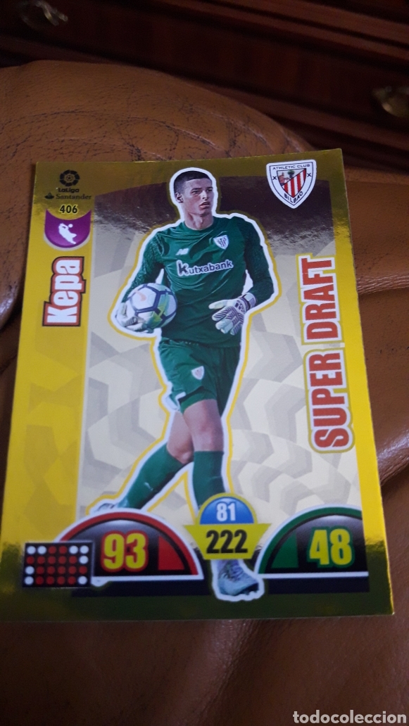 Figurine di Calcio: Panini Adrenalyn 2017 2018 17 18 406 Kepa Athletic de Bilbao s&uacute;per draft