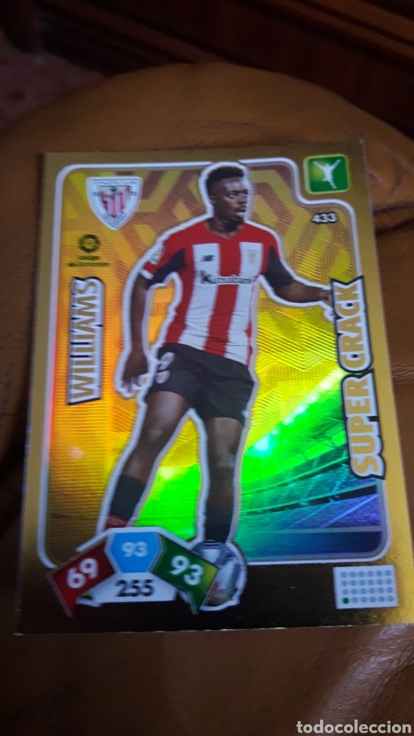 Cromos de f&uacute;tbol: Panini Adrenalyn 2019 2020 19 20 433 Williams Athletic de Bilbao supercrack