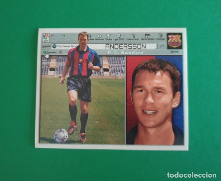 Cromos de f&uacute;tbol: ANDERSSON - BARCELONA - EDICIONES ESTE 2001-02 - 01/02 - Foto 1