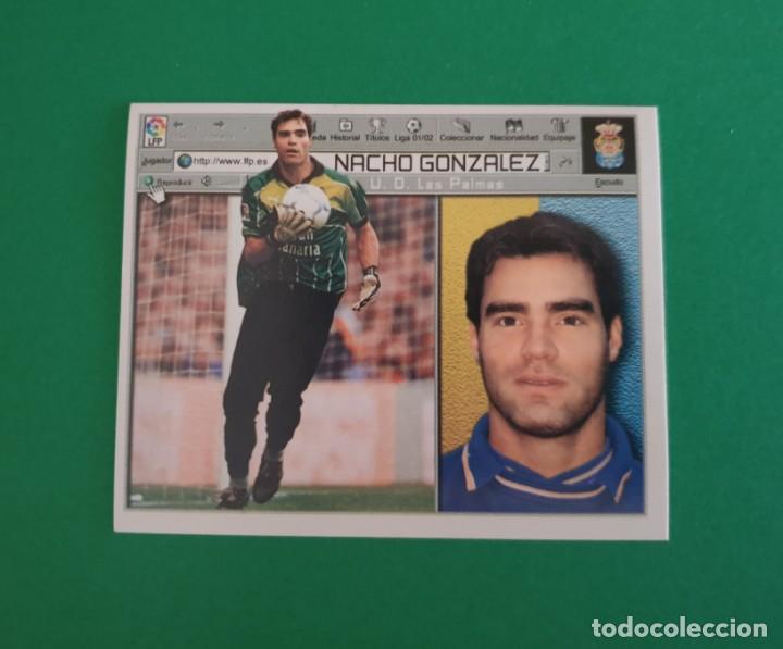 Cromos de f&uacute;tbol: NACHO GONZ&Aacute;LEZ - LAS PALMAS - EDICIONES ESTE 2001-02 - 01/02 - Foto 1