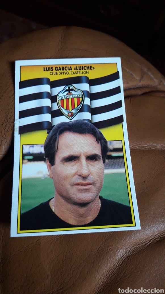 Fu&szlig;ball-Sticker: Luis Garc&iacute;a Luiche Castell&oacute;n liga 1990 1991 90 91 ediciones este