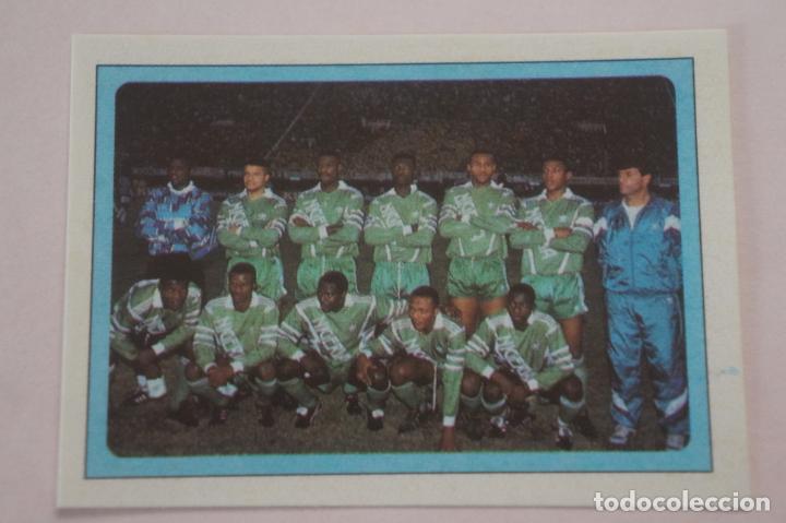 Cromos de f&uacute;tbol: CROMO DE FUTBOL SELECCION DE NIGERIA SIN PEGAR N&ordm; 314 MUNDIAL USA 94 DE EDICIONES ESTADIO
