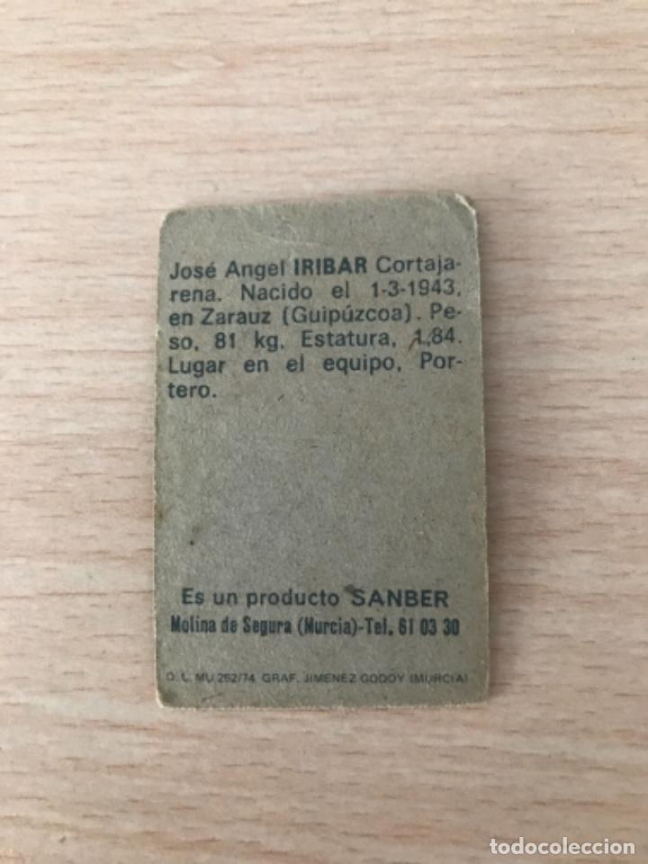 Cromos de f&uacute;tbol: Iribar - Foto 2