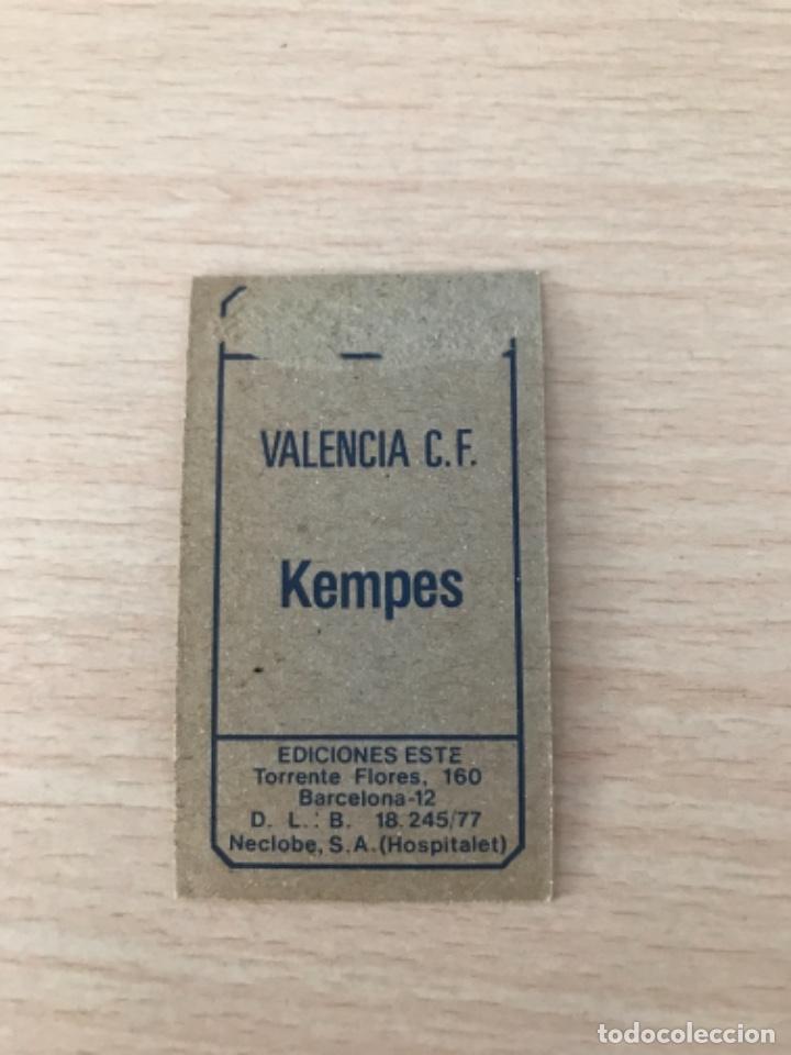 Cromos de f&uacute;tbol: Kempes - Foto 2