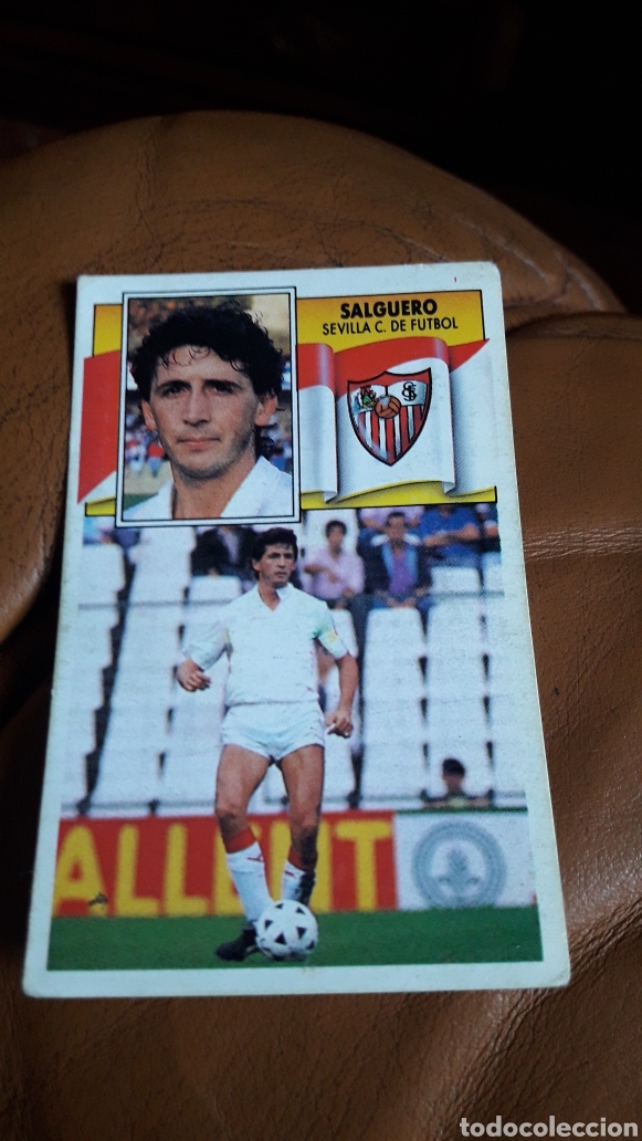 Fu&szlig;ball-Sticker: Salguero Sevilla liga 1990 1991 90 91 ediciones este