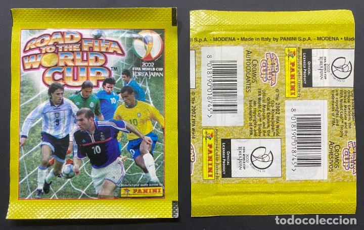 Cromos de F&uacute;tbol: SOBRE DE CROMOS SIN ABRIR ROAD TO THE FIFA WOLD CUP MUNDIAL COREA Y JAPON 2002 02 PANINI