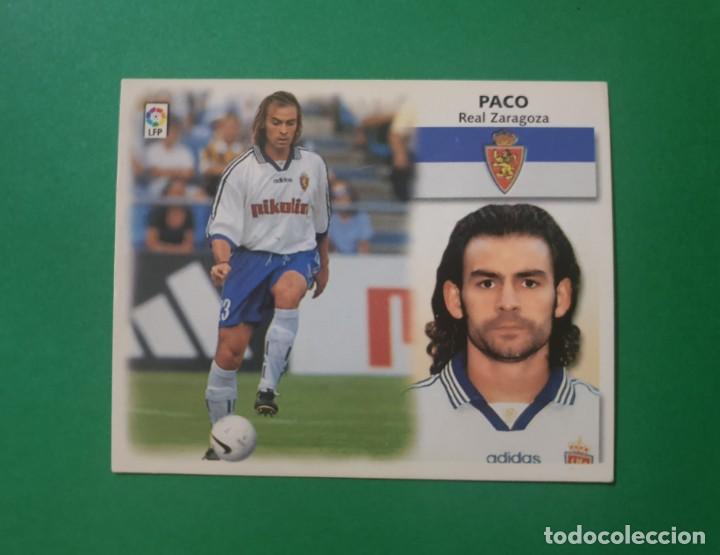 Cromos de f&uacute;tbol: PACO - ZARAGOZA - EDICIONES ESTE 1999-00 - 99/00 - Foto 1