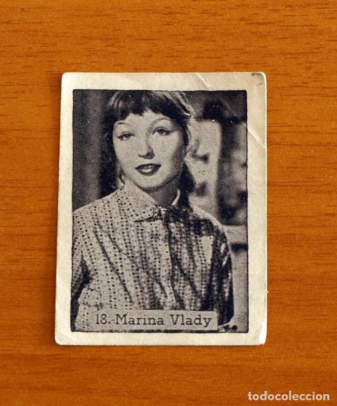 Cromos de Futebol: Artistas de cine - N&ordm; 18, Marina Vlady - Actores y actrices - cromo de los a&ntilde;os 60 - Nunca pegado