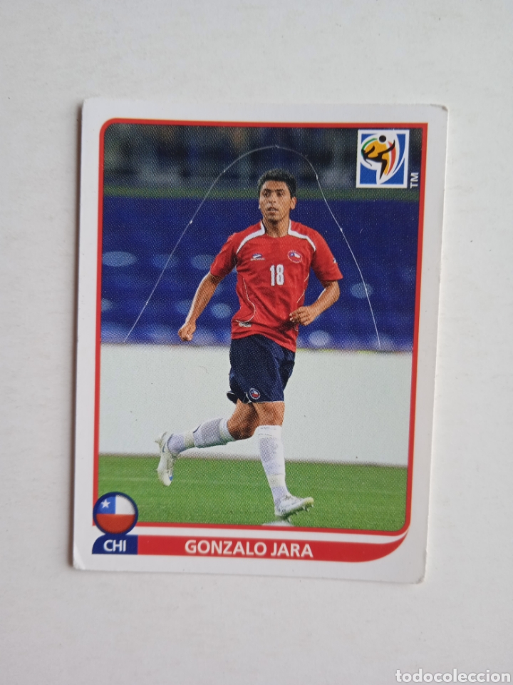 Cromos de F&uacute;tbol: Pop Up extra especial Gonzalo Jara Chile sticker cromo mundial 2010 world cup 10 Sud&aacute;frica panini