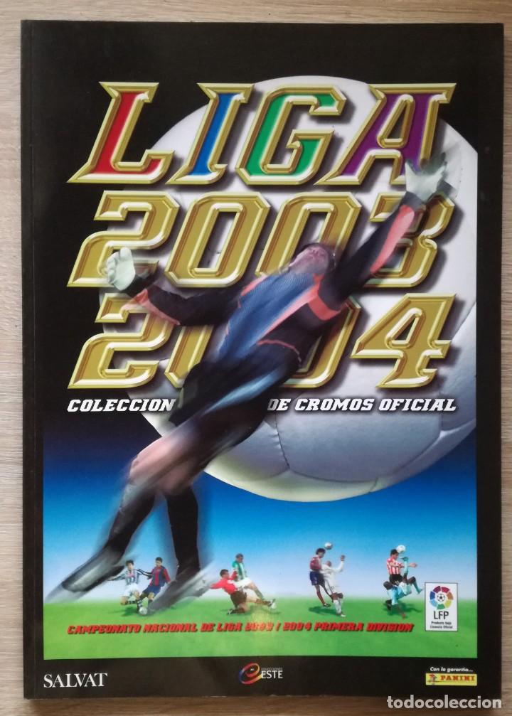 Cromos de F&uacute;tbol: &Aacute;lbum Campeonato de Liga 2003/2004 Re-edici&oacute;n Facs&iacute;mil, Este, Panini, Salvat