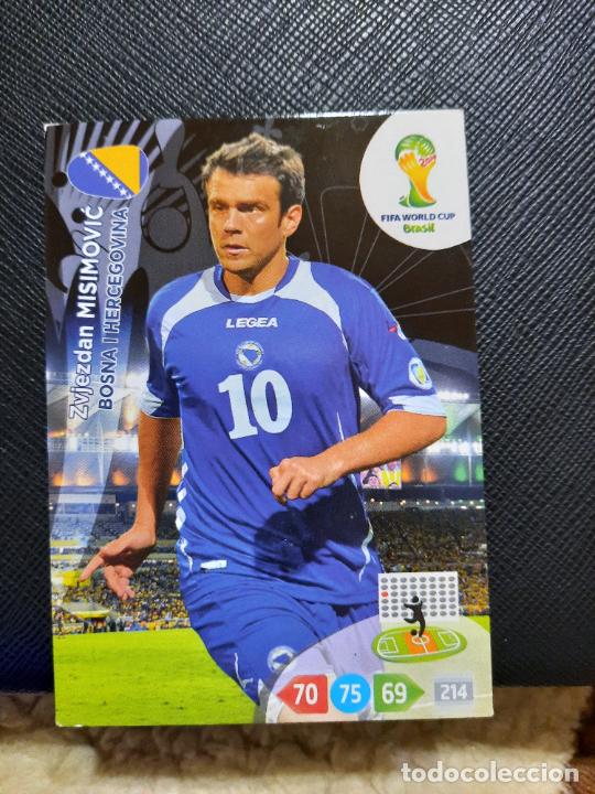 Cromos de F&uacute;tbol: MISIMOVIC BOSNIA ADRENALYN BRASIL 2014 MUNDIAL CROMO FUTBOL 14 - PG3 - A22