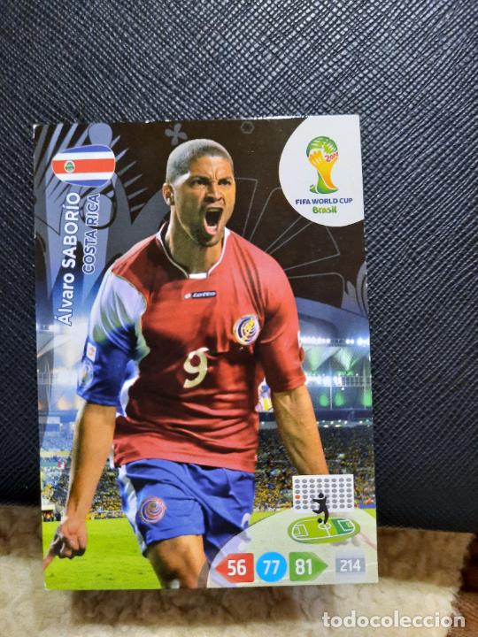 Cromos de F&uacute;tbol: SABORIO COSTA RICA ADRENALYN BRASIL 2014 MUNDIAL CROMO FUTBOL 14 - PG46-54 - A22