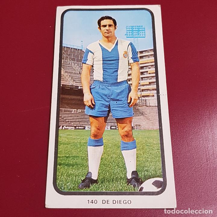 Figurine di Calcio: RUIZ ROMERO - CAMPEONATOS NACIONALES 1973 1974 - 73 74 - ESPAÑOL - DE DIEGO 140 - NUNCA PEGADO