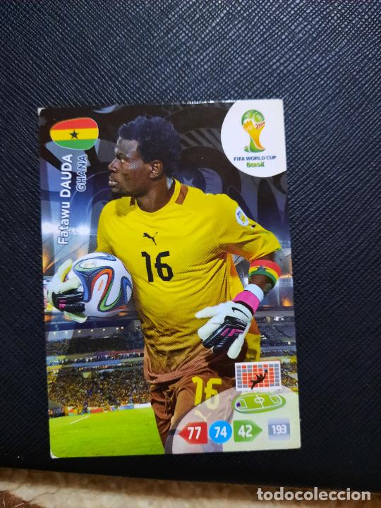 Football Stickers: DAUDA GHANA ADRENALYN BRASIL 2014 MUNDIAL CROMO FUTBOL 14 - PG82 - A22