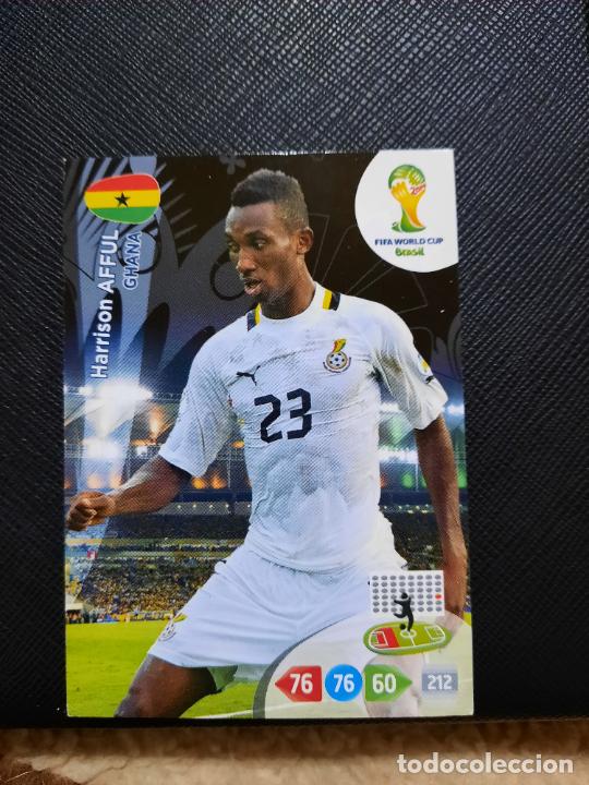 Football Stickers: AFFUL GHANA ADRENALYN BRASIL 2014 MUNDIAL CROMO FUTBOL 14 - PG82 - A22