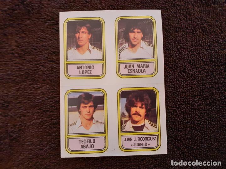 Cromos de F&uacute;tbol: CROMO FUTBOL 82. PANINI. N&deg; 344. LOPEZ.ESNAOLA.ABAJO.JUANJO.