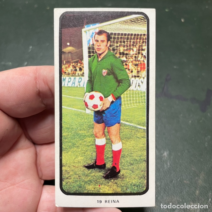 Cromos de F&uacute;tbol: Cromo 19 Reina Atl&eacute;tico de Madrid Campeonatos Nacionales 1973 1974 73 74 Ruiz Romero