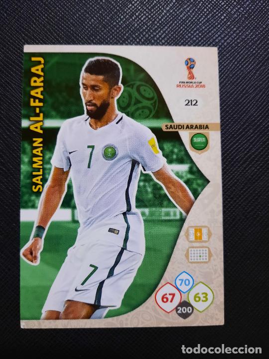 Football Stickers: AL FARAJ ARABIA SAUDI ADRENALYN RUSIA 2018 MUNDIAL WORLD CROMO FUTBOL 18 - A22 - 212 B