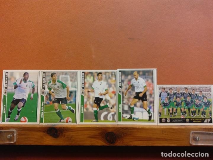 Football Stickers: REAL RACING CLUB. LIGA 2007-2008. LOTE DE CROMOS DE F&Uacute;TBOL.