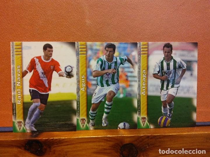 Football Stickers: C&Oacute;RDOBA CLUB DE F&Uacute;TBOL. LIGA DE F&Uacute;TBOL PROFESIONAL 2009-2010. LOTE DE CROMOS DE F&Uacute;TBOL