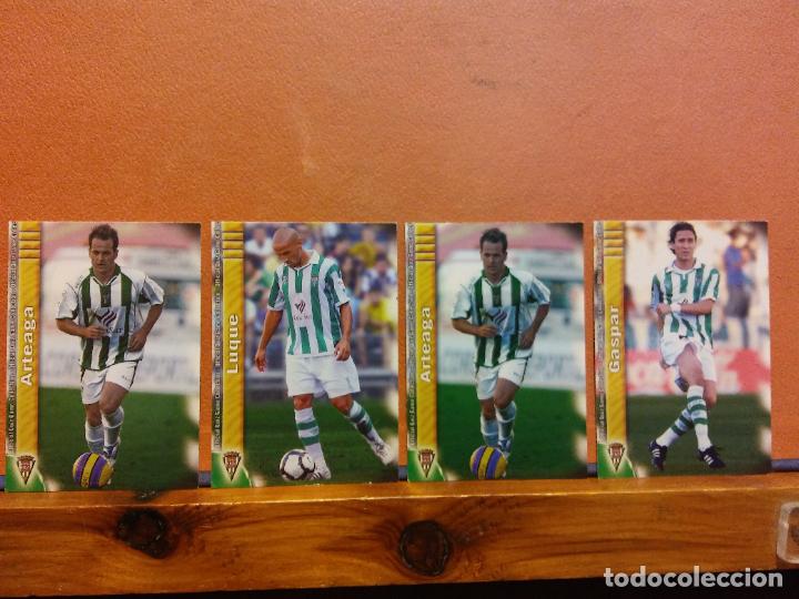 Football Stickers: C&Oacute;RDOBA CLUB DE F&Uacute;TBOL. LIGA DE F&Uacute;TBOL PROFESIONAL 2009-2010. LOTE DE CROMOS DE F&Uacute;TBOL