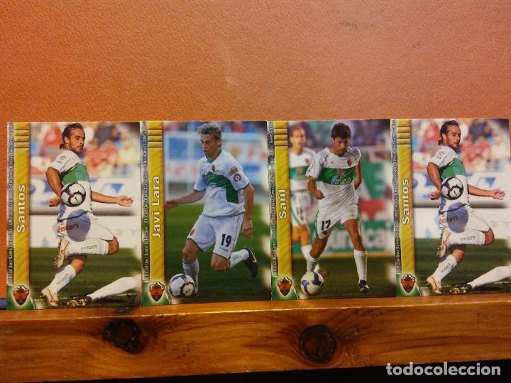 Football Stickers: ELCHE CLUB DE F&Uacute;TBOL. LIGA DE F&Uacute;TBOL PROFESIONAL 2009-2010. LOTE DE CROMOS DE F&Uacute;TBOL