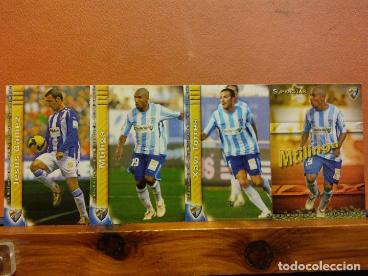 Football Stickers: M&Aacute;LAGA CLUB DE F&Uacute;TBOL. LIGA DE F&Uacute;TBOL PROFESIONAL 2009-2010. LOTE DE CROMOS DE F&Uacute;TBOL