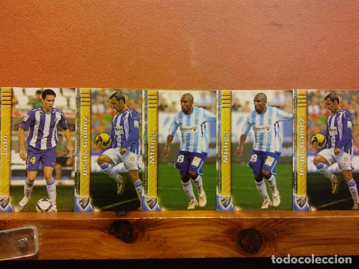 Football Stickers: M&Aacute;LAGA CLUB DE F&Uacute;TBOL. LIGA DE F&Uacute;TBOL PROFESIONAL 2009-2010. LOTE DE CROMOS DE F&Uacute;TBOL