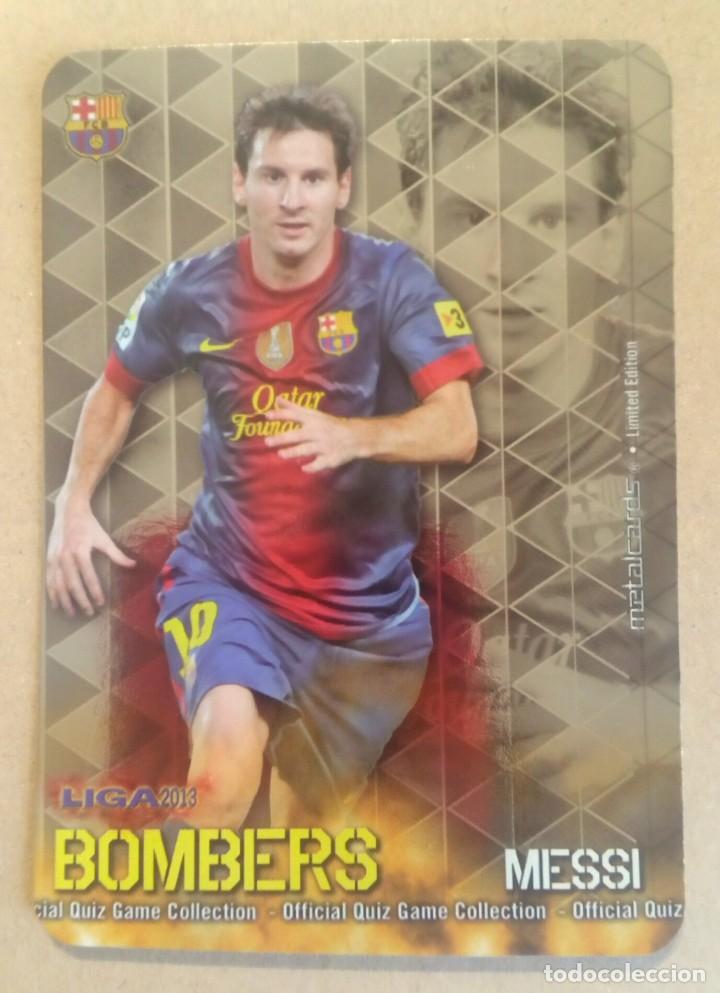 Cromos de f&uacute;tbol: CROMO MESSI BOMBERS 2013 - Foto 1