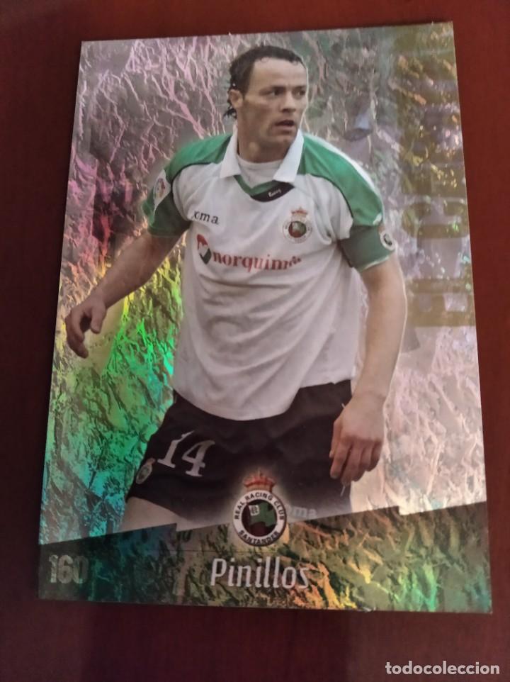 Cromos de F&uacute;tbol: Mundicromo 2008/09,Racing de Santander,Pinillos(El Capit&aacute;n puntas cuadradas, jaspeado)