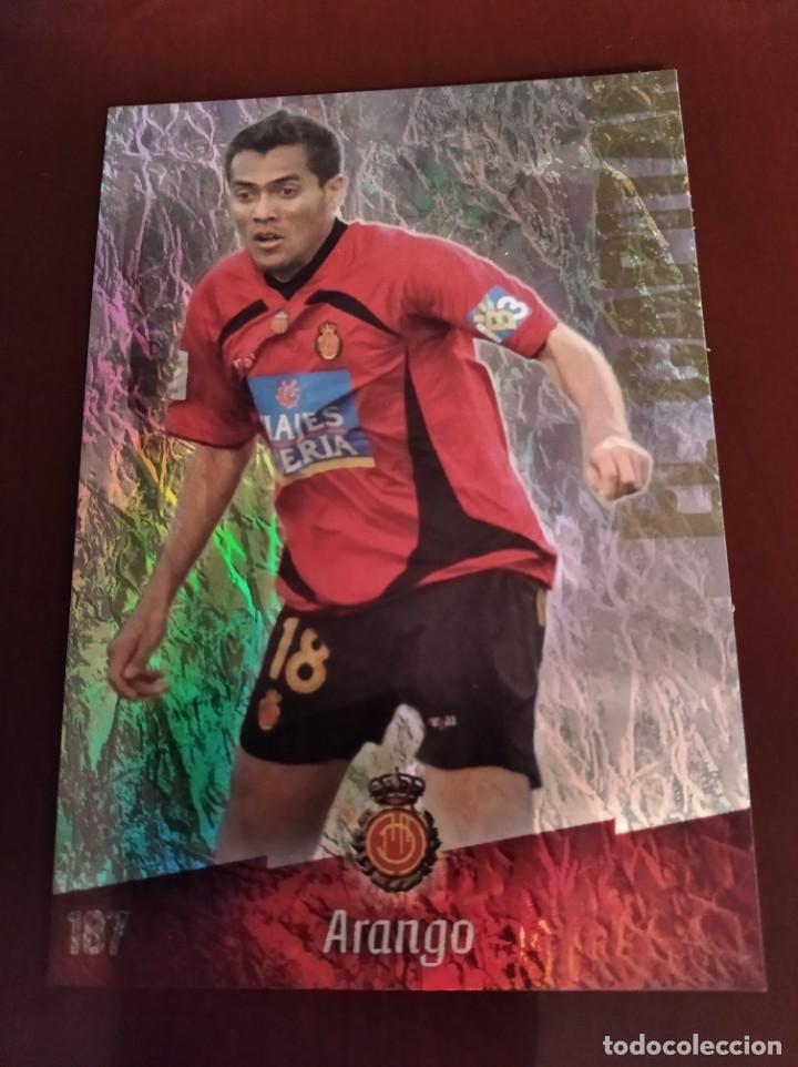 Cromos de F&uacute;tbol: Mundicromo 2008/09,Mallorca,Arango(El Capitan,puntas cuadradas, jaspeado)