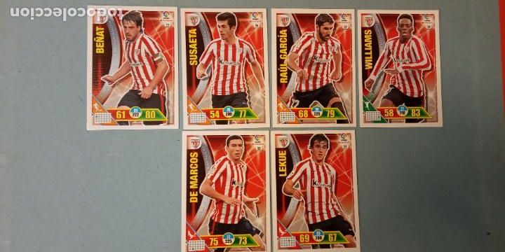 Cartes &agrave; collectionner de Football: ATHETLIC CLUB. LA LIGA SANTANDER. ADRENALYN 2016-17. PANINI. LOTE DE CROMOS NUEVOS.