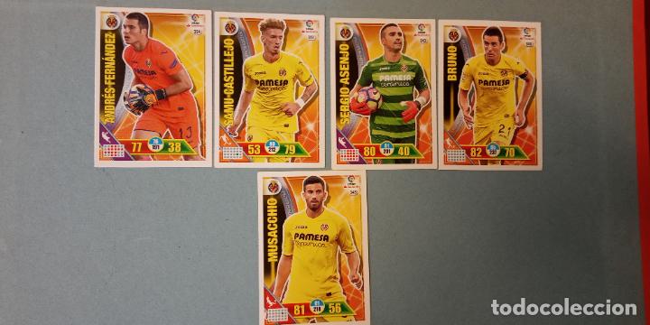 Cartes &agrave; collectionner de Football: VILLARREAL CLUB DE F&Uacute;TBOL. LA LIGA SANTANDER. ADRENALYN 2016-17. PANINI. LOTE DE CROMOS NUEVOS.