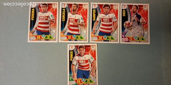 Cartes &agrave; collectionner de Football: GRANADA CLUB DE F&Uacute;TBOL. LA LIGA SANTANDER. ADRENALYN 2016-17. LOTE DE CROMOS NUEVOS.