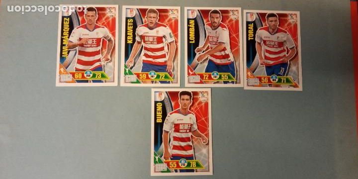 Cartes &agrave; collectionner de Football: GRANADA CLUB DE F&Uacute;TBOL. LA LIGA SANTANDER. ADRENALYN 2016-17. LOTE DE CROMOS NUEVOS.