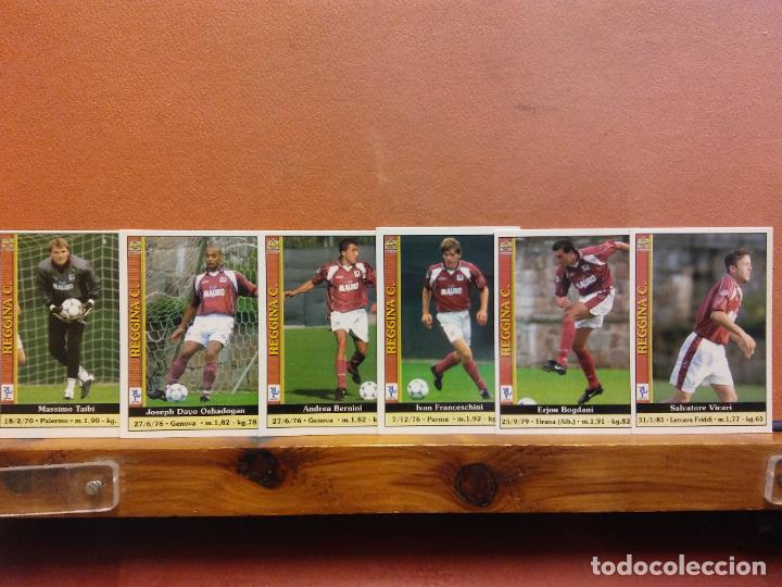 Football Stickers: REGGINA C. LIGA ITALIANA 2001. LOTE DE CROMOS DE F&Uacute;TBOL