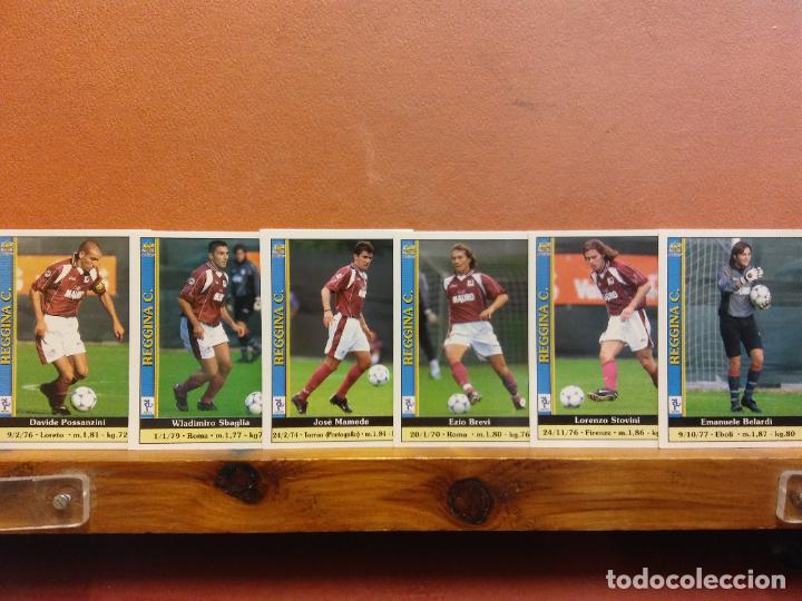Football Stickers: REGGINA C. LIGA ITALIANA 2001. LOTE DE CROMOS DE F&Uacute;TBOL