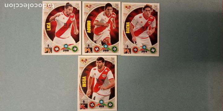 Fu&szlig;ball-Sticker: RAYO VALLECANO DE MADRID. ADRENALYN. LOTE CROMOS DE F&Uacute;TBOL NUEVOS.