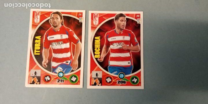 Fu&szlig;ball-Sticker: GRANADA CLUB DE F&Uacute;TBOL. ADRENALYN. LOTE CROMOS DE F&Uacute;TBOL NUEVOS.