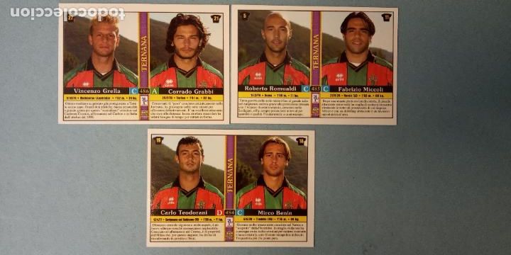 Fu&szlig;ball-Sticker: TERNAVA. LIGA ITALIA 2001. LOTE CROMOS DE F&Uacute;TBOL NUEVOS.