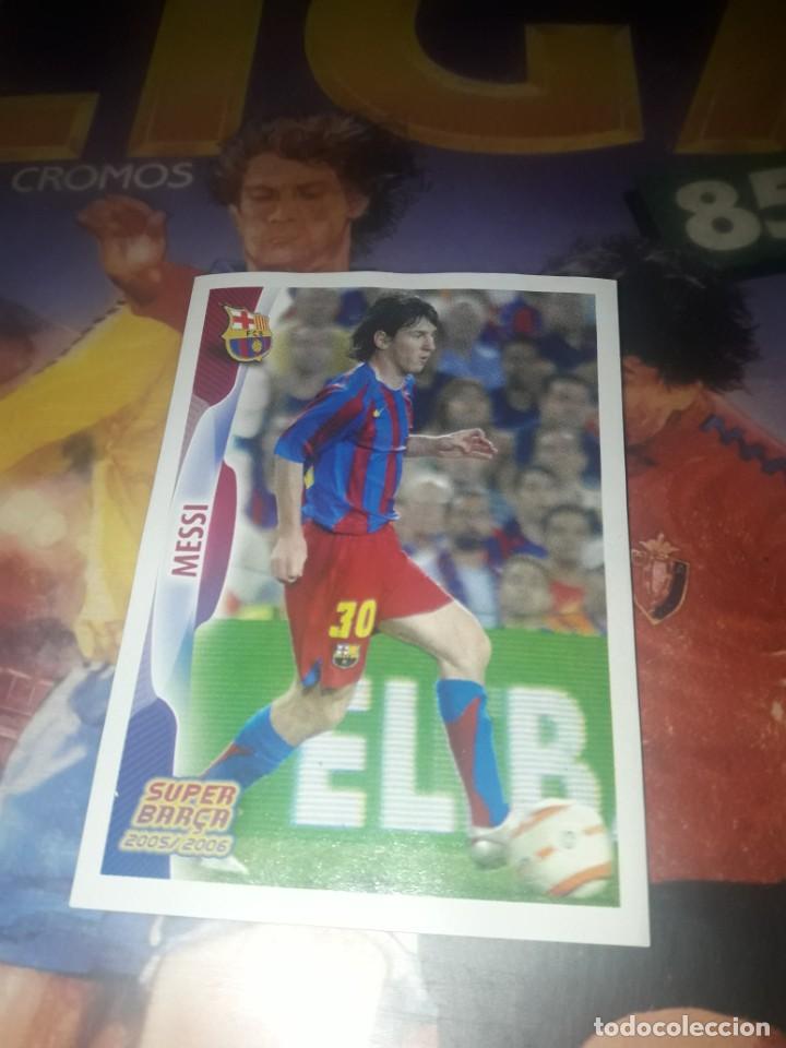 Cromos de f&uacute;tbol: MESSI SUPER BARCA 2005-06 NUEVO - Foto 1