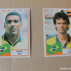 Cromos de Fútbol: 2 CROMOS BRASIL COPA AMERICA 1995 / PALINHA & MAURO SILVA - NUEVOS DE SOBRE - 54 58. Lote 245504805