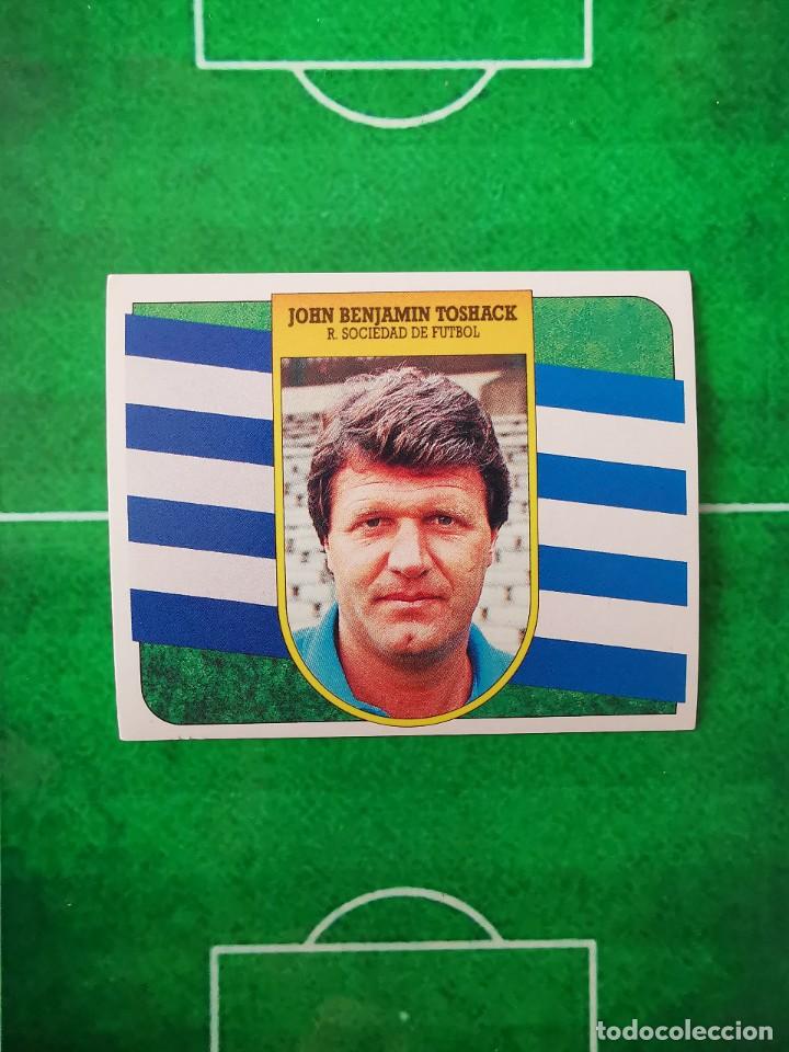 Cromos de Futebol: CROMO FUTBOL ADHESIVO LIGA ESTE 91 92 SIN PEGAR 1991 1992 ENTRENADOR J B TOSHACK REAL SOCIEDAD