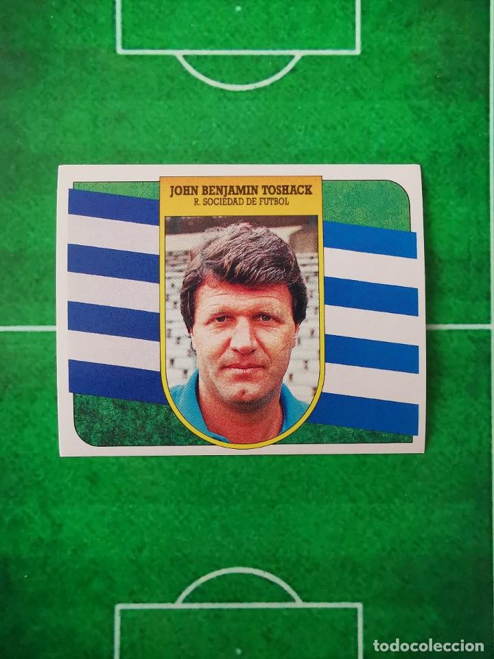 Cromos de Futebol: CROMO FUTBOL ADHESIVO LIGA ESTE 91 92 SIN PEGAR 1991 1992 ENTRENADOR J B TOSHACK REAL SOCIEDAD