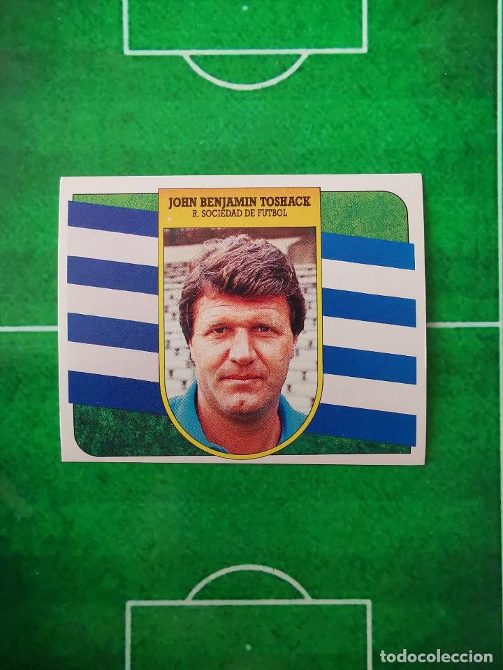 Cromos de Futebol: CROMO FUTBOL ADHESIVO LIGA ESTE 91 92 SIN PEGAR 1991 1992 ENTRENADOR J B TOSHACK REAL SOCIEDAD
